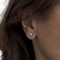 Boucles d'oreilles Boucles d'oreilles puces en or blanc et diamants 0,20 ct 58 Facettes 39411
