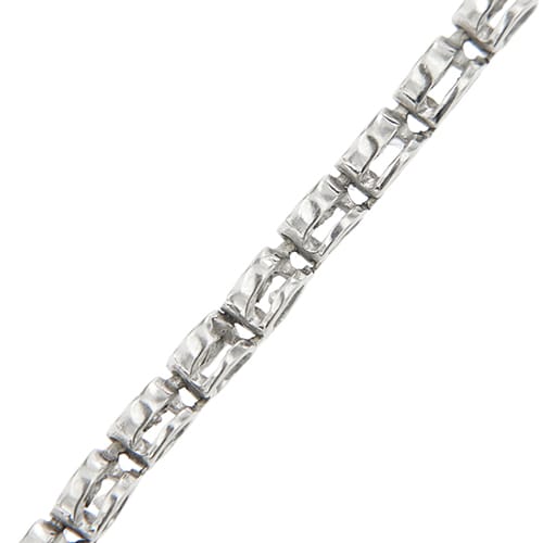 Cipollina tennis bracelet in white gold and 0.90 ct diamonds 58 Facettes 41861