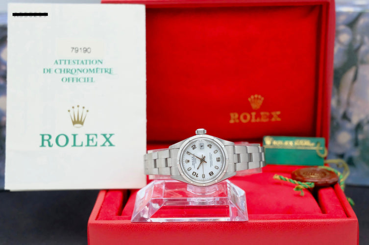 Montre Rolex Oyster Perpetual Lady Date 79190 - Montre en acier 58 Facettes ROL/LDJ/574