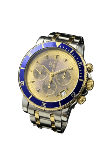 Zenith El Primero Rainbow - Horloge referentie 53.0370.400 staal en goud 58 Facettes