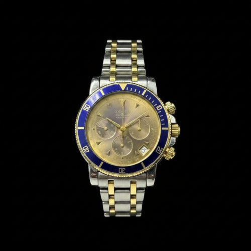 Zenith El Primero Rainbow - Horloge referentie 53.0370.400 staal en goud 58 Facettes