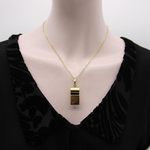 Přívěsek Vintage píšťalkový přívěsek ze 18K a 14K zlata 58 Facettes A2008T