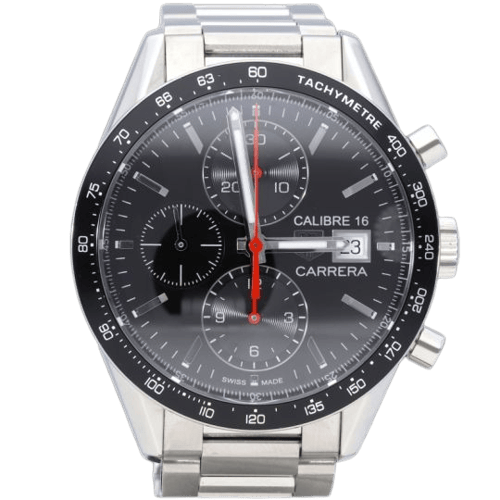 Montre TAG Heuer Carrera Calibre 16 - Montre automatique en acier 58 Facettes MT46525