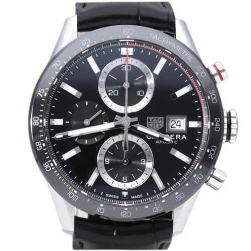 Montre TAG Heuer Carrera - Montre Calibre 16 Chronograph en acier 58 Facettes MT46507