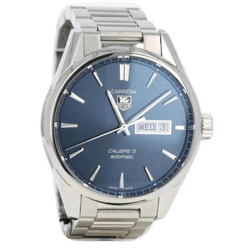 Montre TAG Heuer Carrera Calibre 5 - Montre en acier 58 Facettes MT46539