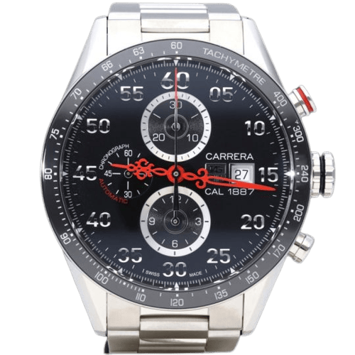 Montre TAG Heuer Carrera - Montre Calibre 1887 en acier 58 Facettes MT46483