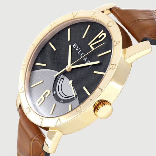 Watch Bulgari Bvlgari-Bvlgari - Power Reserve watch in rose gold 58 Facettes 68801400