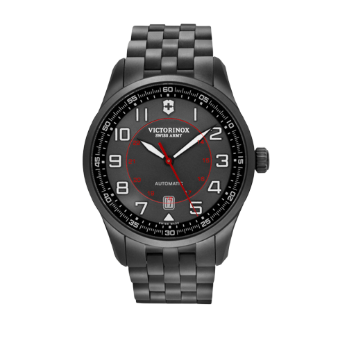 Victorinox Airboss - Black Edition watch in black PVD steel 