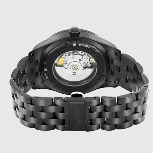 Victorinox Airboss Watch - Black Edition watch in black PVD steel 58 Facettes 68801583