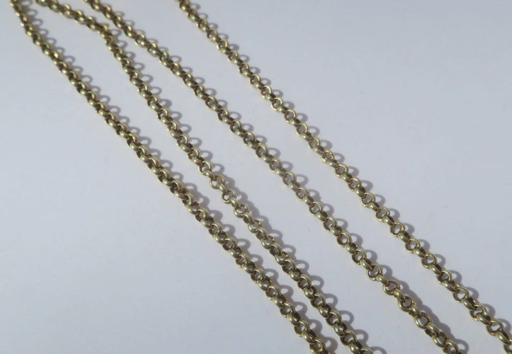 Halsband Regionalt halsband 1800-tal - Jaseron-kedja i 18 karat gult guld 58 Facettes Halsband
