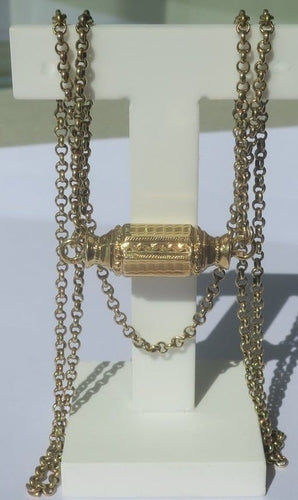 Halsband Regionalt halsband 1800-tal - Jaseron-kedja i 18 karat gult guld 58 Facettes Halsband