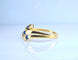 Ring 50 Ring in 18-karaats geelgoud en 4 saffieren 58 Facettes AB730