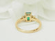 Ring 53 Ring van 18 kt geelgoud met smaragd en diamanten 58 Facettes F5073