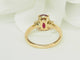Bague 53 Bague en or jaune avec rubis et diamants 58 Facettes F5072