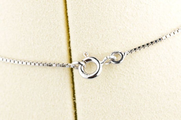 Ketting Dubbele hartketting in 18K witgoud en diamanten 58 Facettes CLDIAMBLACK-107
