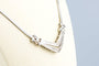 Ketting Ketting van 18K geelgoud en natuurlijke light brown diamanten 58 Facettes CL11153635-107