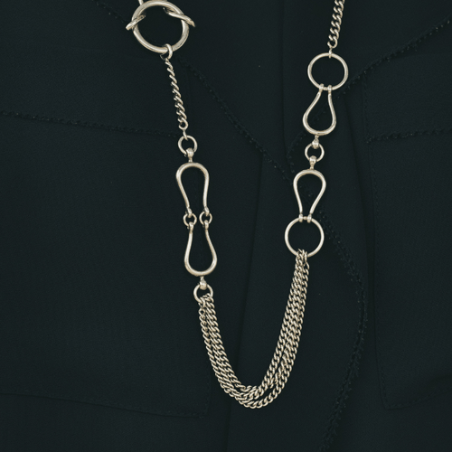 Halskjede Hermès Arabesque - Langt halskjede i Sølv 58 Facettes 50233