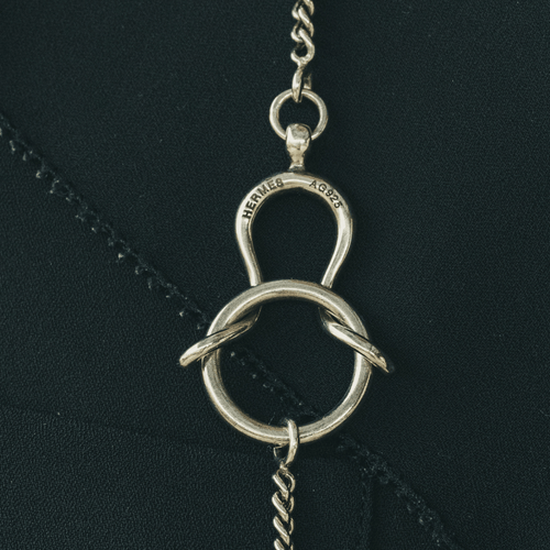 Halskjede Hermès Arabesque - Langt halskjede i Sølv 58 Facettes 50233