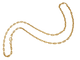 Colar Corrente Elo forçat marinho 50 cm em ouro amarelo 58 Facettes Ch.marin-2043