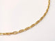 Colar Corrente Elo forçat marinho 50 cm em ouro amarelo 58 Facettes Ch.marin-2043