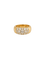 Ring 51 Slavenring in 18K geelgoud en diamanten in oude slijpvorm 58 Facettes LP1900/IUNB