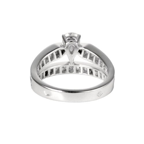 戒指 50 Chaumet Joséphine - 白金和钻石戒指 58 Facettes -