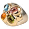 Bague 52 Bvlgari - Bague vintage en or jaune, or blanc et pierres de couleur 58 Facettes 279