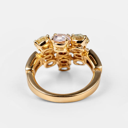 Bague 50 BVLGARI Allegra - Bague en or jaune, diamants et saphirs 58 Facettes 282