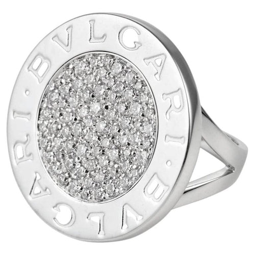 Bague 52 Bvlgari Bvlgari - Bague en or blanc et diamants 58 Facettes 235