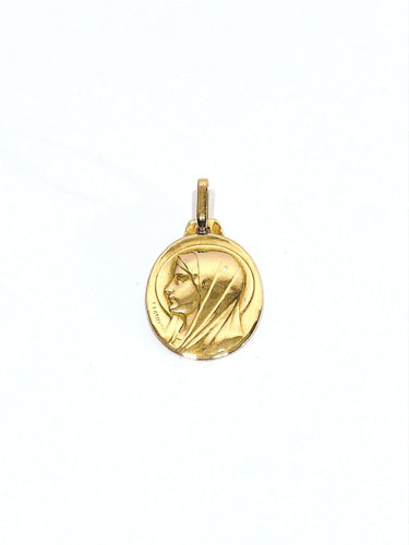 Pendente Lasserre - Medalha religiosa Virgem Maria em ouro rosa 58 Facettes id: 1763678