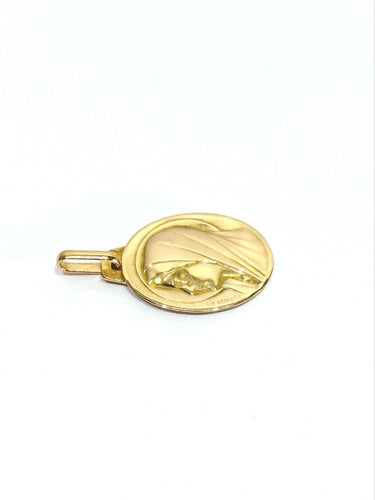 Pendente Lasserre - Medalha religiosa Virgem Maria em ouro rosa 58 Facettes id: 1763678