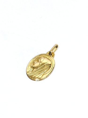Pendente Lasserre - Medalha religiosa Virgem Maria em ouro rosa 58 Facettes id: 1763678