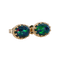 Boucles d'oreilles Midnight Aurora - Boucles d'oreilles en or jaune 14 ct et opales noires 58 Facettes E010