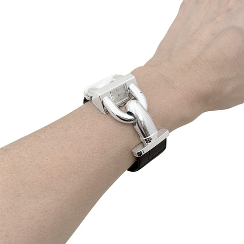 Montre Van Cleef & Arpels Cadenas - Montre en acier et cuir 58 Facettes 35618