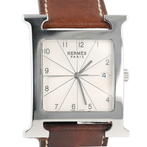 Montre Hermès Heure H - Montre en acier 58 Facettes MT46106