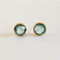 Boucles d'oreilles Love More - Boucles d’oreilles en or 18K et saphirs verts 58 Facettes GER1041GN