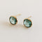 Boucles d'oreilles Love More - Boucles d’oreilles en or 18K et saphirs verts 58 Facettes GER1041GN