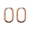 Boucles d'oreilles Jullie - Grandes boucles d'oreilles ovales 58 Facettes SER1016RG