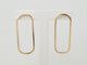 Boucles d'oreilles Boucles d'oreilles rectangulaires allongées en or jaune 58 Facettes 33730