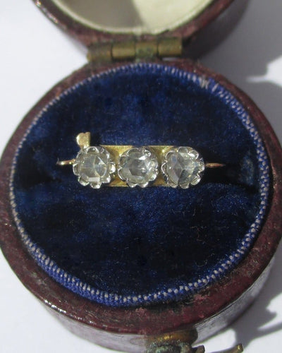 Collier Fermoir ancien - Barrette en or jaune et blanc 18k et diamants 58 Facettes Fermoir