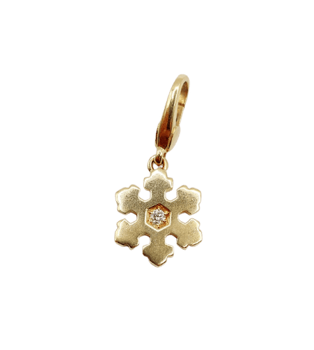 Pendentif Bulgari - Pendentif flocon de neige en or 18k et diamant 58 Facettes A07220