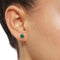 Boucles d'oreilles Boucles d'oreilles en or 18K et émeraudes taille Asscher 58 Facettes GER1051YG