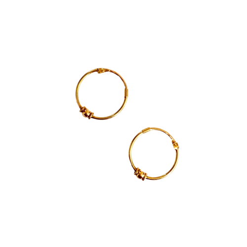 Argolas em ouro amarelo 