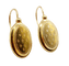 Boucles d'oreilles Dormeuses poissardes victoriennes en or rose 18k 58 Facettes A07228