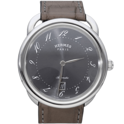 Montre Hermès Arceau - Montre en acier 58 Facettes MT46092