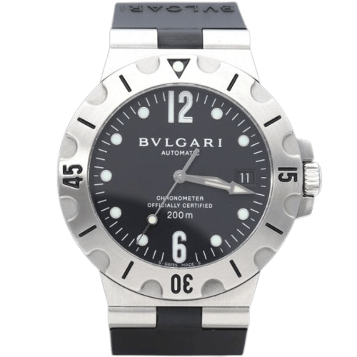 Montre Bulgari Diagono Scuba - Montre automatique en acier 58 Facettes MT46066