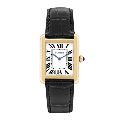 Cartier Tank Solo - Ur i stål og rosaguld 