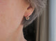 Boucles d'oreilles XIXe - Mono boucle d’oreille dormeuse en or rose, platine, rubis et perles 58 Facettes Boucles d'oreilles