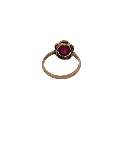 Bague 51 Bague en or jaune et rubis 58 Facettes 3042177