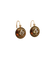 Boucles d'oreilles Dormeuses victoriennes - Boucles d'oreilles en or rose et diamants 58 Facettes A07239